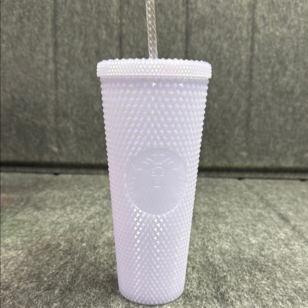 Starbucks Purple and Silver Studded Tumbler Drinkware